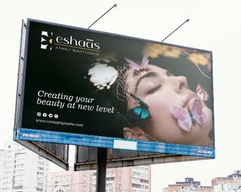 Eshaas billboard, Creating your beauty at new level