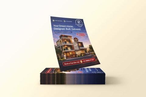 Evika Interior Design Studio flyer design by HashAdv