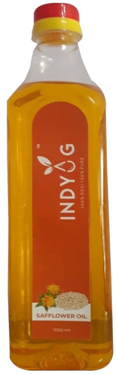 Indyog safflower oil 500 ml bottle