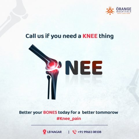 Orange Hospitals orthopaedic post, call us if you need a knee thing